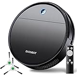 EICOBOT Robot Aspirapolvere, Forte Aspirazione,Silenzioso Ultrasottile Aspirapolvere Robot,120 Minuti,Senza Grovigli,Ideale p