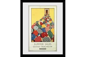 GB eye Transport For London Summer Sales 30 x 40cm Framed Collector Print