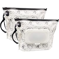 2 Porta Salviette Umidificate Per Neonato - Borse Portatili Per Viaggio - Foto 5