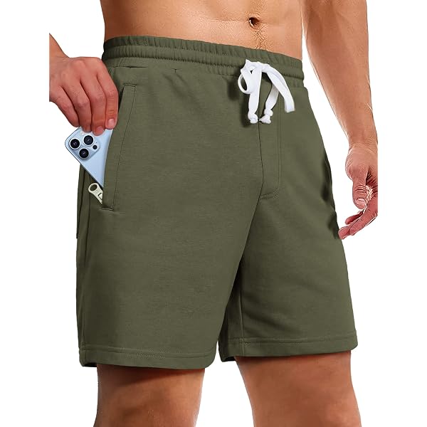 DARESAY Men's Athletic Shorts 5-Pack - Quick-Dry Workout Shorts With Pockets, Medium - View #7