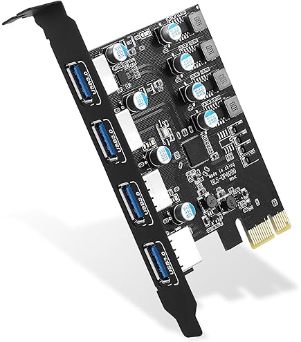 KALEA-INFORMATIQUE PCIe-naar-USB 3.0-controllerkaart met 4 5G