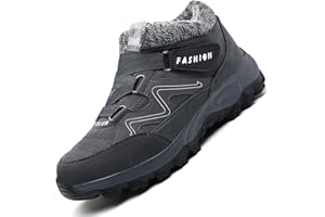 Unitysow Chaussures D'hiver Hommes Femme Bottes de Neige Fourrure Doublé Chaud Bottines Bottes D'hiver Antidérapantes Outdoor Bottine de Randonnée Chaussure de Marche Baskets