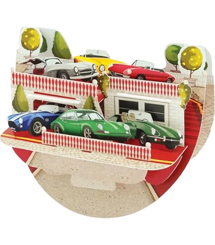 Ouah! Carte Pop-up De Voiture De Course De Formule 1 | Max Verstappen