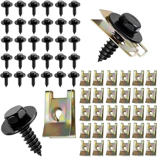 30 Clip Isolanti Cofano Auto - Rivetti Plastica Per Fissaggio Pannelli Insonorizzanti - Foto 10