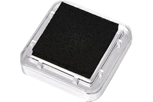 Aladine - Encreur Izink Quick Dry - Encreur à Séchage Rapide - Scrapbooking, Bullet Journal et Carterie Créative - Taille M - 5 x 5 cm - Couleur Noir