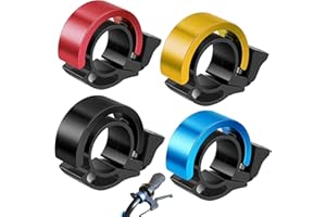 NIKSULTANT 4 Pcs Invisible Bike Bell Innovative Bicycle Bell Mountain Bike Accessories Bike Horn Sports Bikes Road Bike City Bikes Bikes and Scooters the First Choice for Streets Roads and Outdoors Clear Sound