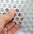 10mm Aluminium Perforated Mesh (10mm Hole x 15mm Pitch x 2mm Thick) - 500 x 200mm