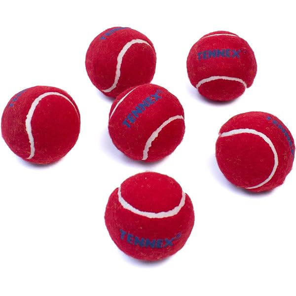 Lot De 3 Balles De Cricket En Caoutchoux Souple - Pour Entraînement Intérieur/Extérieur, Junior/Adulte