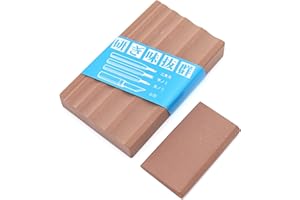 Cocktail7 Japanischer Schleifstein King #1000 für Holzscheren, Steine, Holzbearbeitung, 2 Steine, Braun, 11x6.6x1.5 cm, 233 g