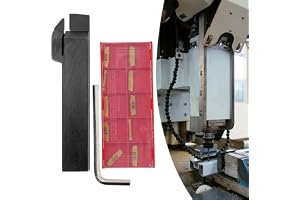 NEIQIUWING 10 stycken MGMN200 vändskärplattor + MGEHR2020-2 20 mm svarvmaskin stansning och avstickning verktygshållare