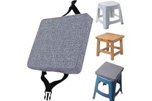 Muzrunq Sgabello cuscino quadrata morbida sella sgabello sgabello cuscino con cuscinetti sgabelli con fibbia e cerniera per bambini per sgabelli da cucina per la scuola