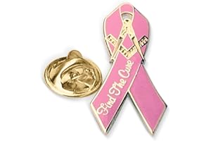 THE MASONIC COLLECTION La collection maçonnique – Un insigne maçonnique contre le cancer du sein avec un design en métal, équerre et boussole.