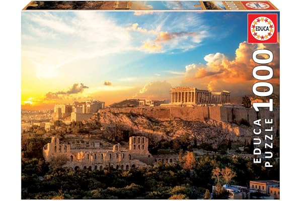 Educa - Puzzle de 1000 pièces pour Adultes | L'Acropole d'Athènes | À partir de 14 Ans (18489)