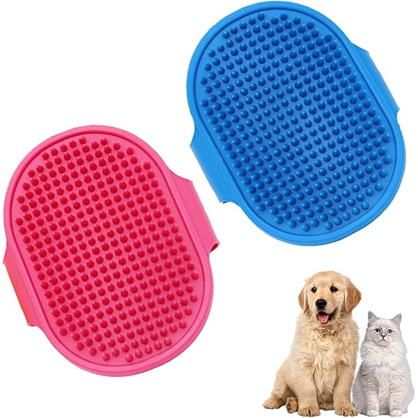 Iwobi Spazzola Per Massaggi Per Cani,Spazzola Da Bagno Per Animali Domestici,Spazzola Morbida In Silicone Con Shampoo Dispenser Doccia - 6