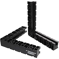 Milescraft 4011 8" ClampSquares - Positioning/Assembly Squares for Pictures Frames, Boxes, Etc
