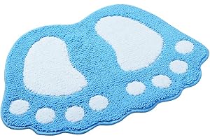 jianyana Alfombra de Baño Microfibra Suave, Alfombrilla Antideslizante para Puerta de Baño, Alfombras de Baño Ducha Lavable, Alfombra Absorbente para el hogar, Cocina