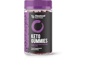 HILLTEN HEALTH Keto Gummies Weight Loss Support – Healthy Keto Snacks – No Added Sugars – Strawberry Flavour – Vegan and Gluten Free - 60 Gummies