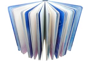 MEIYIFAN Cuadernos de Tapa Dura, Colorido Diario de Escritura en Blanco para Mujeres, diario personal, hermoso diario para escribir,regalo para mujeres niñas, 13x19cm, 128 Páginas (Star-Maiden)