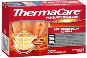 ThermaCare Schiena 2 Fasce Monouso Autoriscaldanti a 8 ore di Calore Costante Terapeutico per i Dolori della Schiena
