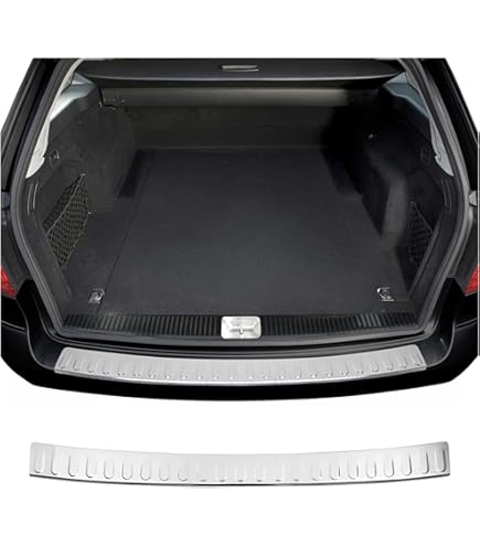 Recambo CT-LKS-1480 BUMPER PROTECTION stainless steel for Mercedes E-Class S212 T-Model | with DISPLAY, Large