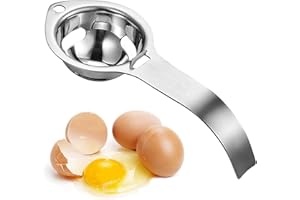 WDEC Rozdzielacze jajek białe i filtr żółtka jajko separator jajek, separator jajek, durszlak do jajek, kuchnia ze stali nierdzewnej, gadżet kuchenny, przybory kuchenne