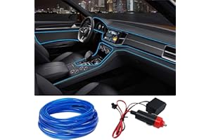 SHENGRUILI Auto Led Innenbeleuchtung,5m Auto Innenraumbeleuchtung,Led Atmosphäre Licht Auto,Auto LED Streifen,Led Tape Auto,Wasserdicht Ambientebeleuchtung,Led Lampen fürs Auto