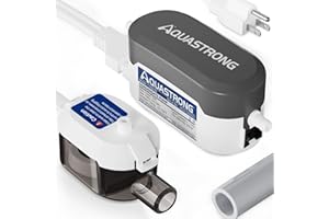 Aquastrong Mini Split HVAC Condensate Pump, 9.6 GPH, 115V/230V, Automatic Safety Switch, AC Condensate Removal for Air Conditioner, Furnace, Dehumidifier, 3.3' Power Cord