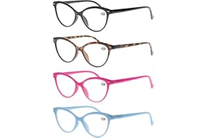 MODFANS Damskie okulary do czytania (zestaw 4 sztuk)