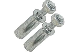 Laxzo ® Pair of Standard Cotter Pins for Vintage Bike Cottered Crank Bicycle Crankset 9.5mm 3/8" Ideal for Replacing Vintage Cottered Crank Chainset/bottom Bracket Set 40mm Long Cut