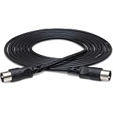 Hosa 5-pin DIN (M) - 5-pin DIN (M) MIDI Kablosu 3 m (MID-310BK)