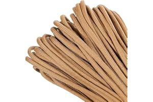 Paracord Planet Véritable paracorde de Type III de 550 LB – Cordon en Nylon de Couleurs Unies, Multicolores et réfléchissantes