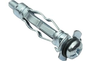 AERZETIX - Juego de 25 - Tacos de expansión Ø8x32mm - para placas de yeso cuerpo hueco - con tornillo M4x39mm - fijación en tabique seco - C49941