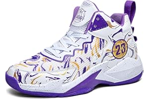 CHRRUXIN Männer Basketball Schuhe No-Rutsch Atmungsaktive Outdoor Schuhe für Frauen Mode Graffiti Training Schuhe