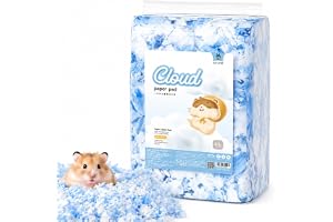 ZHITENG Hamsterströ 4,5 l, pappersströ för små djur, mycket absorberande och 99,9 % dammfri, för små djur som hamstrar dvärga