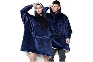 GC GAVENO CAVAILIA Oversized Hoodies For Women UK, Fluffy Blanket Hoodie Sherpa Snuddies Women, Fleece Wearable Blanket Men Snuddie Udie