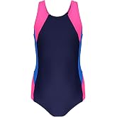 Aquarti Girls’ Racer Back Swimsuit