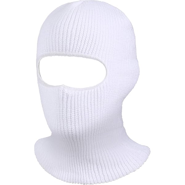 Cagoule Détressée Taloit - Lot De 2 (noir + Blanc) - Taille L/XL - Coupe-vent, Anti-UV, Chaude - Pour Ski, Moto, Sports D'hiver