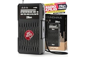 Batteridriven radio liten bärbar transistor analog FM Am Mini ficka