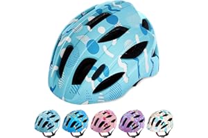 MOPLASZ Kinderhelm, Fahrradhelm Kinder für Jungen Mädchen Alter 2-4-5-7-8, Einstellbarer Sicherheitsfahrradhelm mit Visier für Kleinkinder, Leichter Kinderhelm für Skaten Roller Fahrrad(48-52CM)