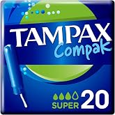 Tampax Compak Tampon Super Aplikat&ouml;rl&uuml; 20 Adet