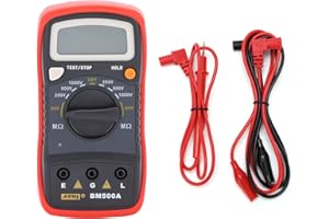 YOSOO HEALTH GEAR Digital Insulation Resistance Tester, Megohmmeter Megger BM500A 1000V LCD Display Insulation Resistance Tester Megger Multimeter Megohm Meter
