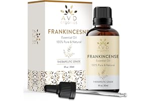 AVD ORGANICS weihrauchöl haut |100% rein und natürlich weihrauch öl in therapeutischer Qualität | für Massage, Diffusor, Raum