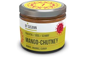 ‎BY SUSANN BY SUSANN - 07 MANGO-CHUTNEY im Glas (1 x 150 g), Geschmackserlebnisse mit intensiven und natürlichen Aromen, fruchtig, süß, scharf