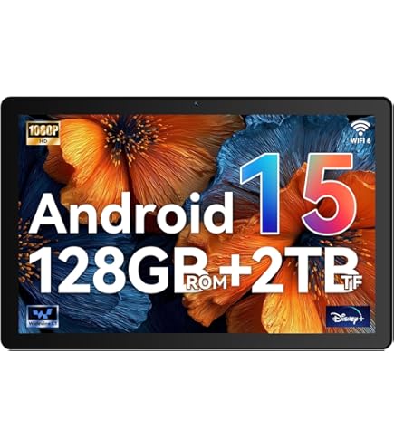 Tablet 10 Inch Android 15 Tablet PC Gemini AI 18GB RAM 128GB ROM