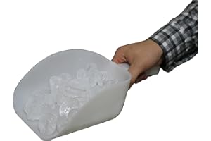 MILCEA Large 1 Litre HIGH Quality Plastic ICE Scoop/Shovel - Suitable for use in Kitchens, Ice Machines and Ice Buckets