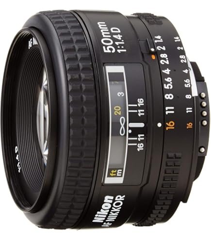 Nikon AF-S NIKKOR 50mm f/1.4G Lens, Black [Nital Card: -: Amazon