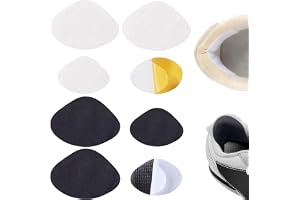 Self Adhesive reparationslappar, 4 stycken skoklackar, reparation, sneakers, hål, reparation, lapp, runda, självhäftande hällapp, skor, nätlapp, hälskydd, set för sportskor, tygskor