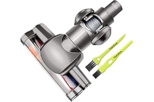 Italdos Brosse Rotative Motorisée Électrique Turbo compatible pour Dyson DC59 DC58 V6 DC61 DC62 Rouleau Souple pour Parquet Carrelage