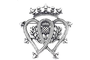 CROWNOFRIBBONS Scottish Thistle Brooch Pin for Men and Women, Scottish Flower, Burns Night