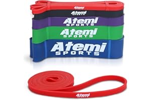 Bande de Resistance Musculation | Bande Elastique Traction pour Femme/Homme | Bandes d'Exercise pour Fitness, Pilates, Yoga, Gymnastique